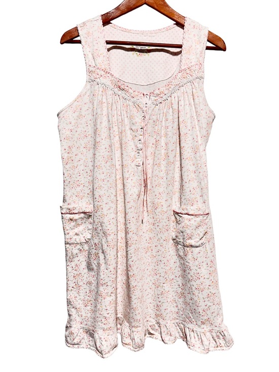 Aria Other - ARIA Floral Cottagecore Prairie Lace Pocket Sleep Dress Nightgown Coquette